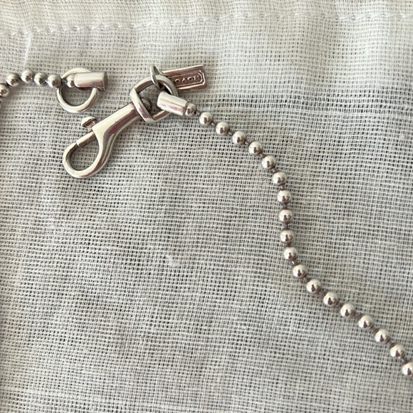 Coach Silver Heart Necklace - Picture 3 of 4